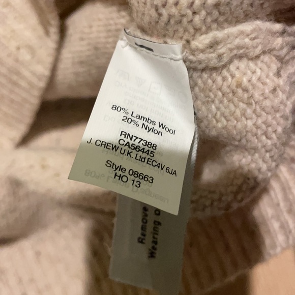 Jcrew women jeweled neck wool sweater XXS - Picture 4 of 4